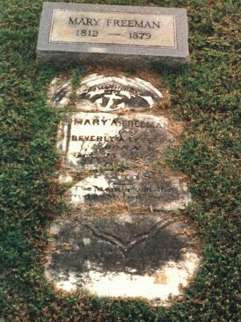 photo of mary a.r. murray freeman's grave